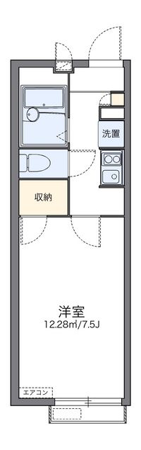 レオパレス友沢 間取り図