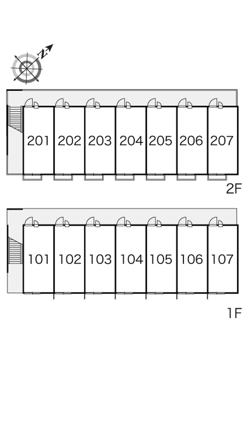 レオパレスＭＡＸ　Ａ 間取配置図