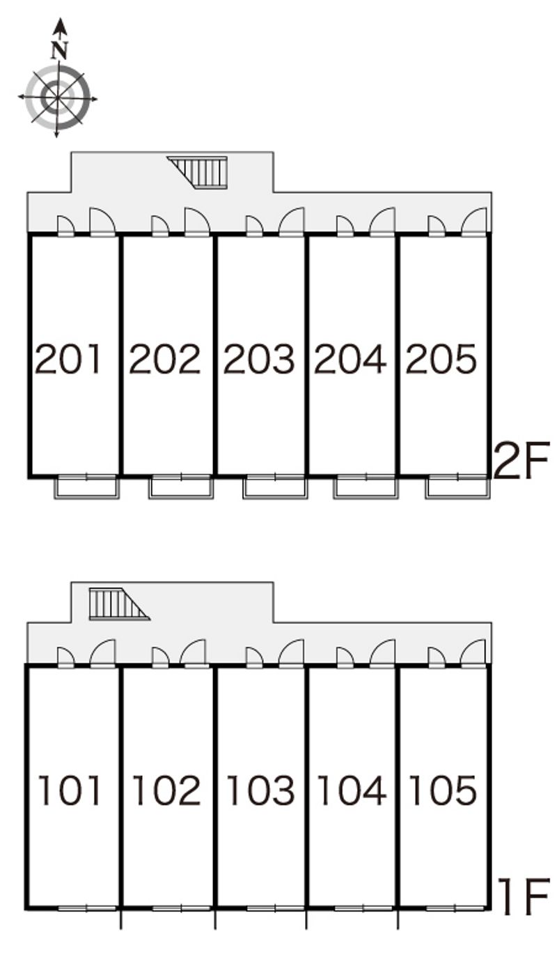 レオパレスラ　トゥサ 間取り配置図
