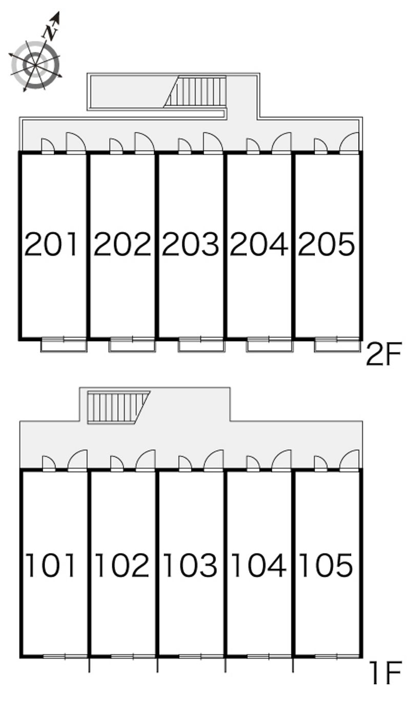 レオパレスカメリアⅠ 間取り配置図