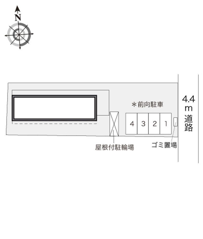 レオパレスＯＤＡＷＡＲＡ 配置図