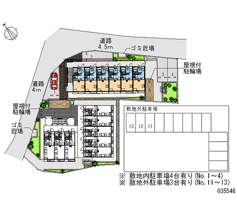 35546 Monthly parking lot