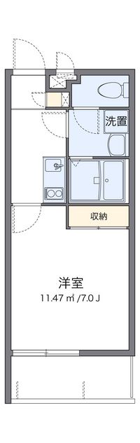 クレイノＲＯＫＩＡ 間取り図