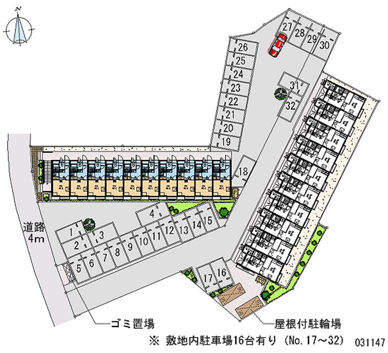 31147月租停车场