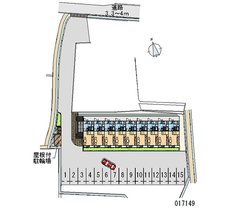 17149 bãi đậu xe hàng tháng