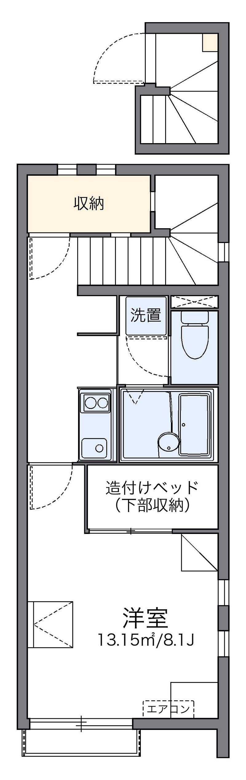 レオネクストエルビエンⅢ 間取図