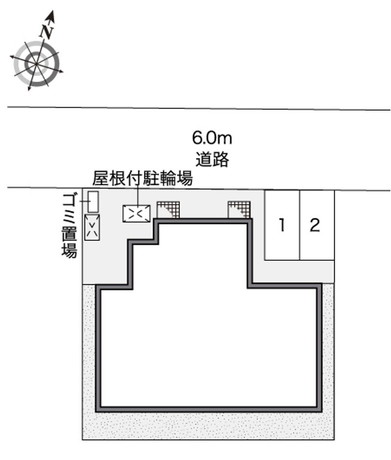 レオパレスライズ３２３ 配置図