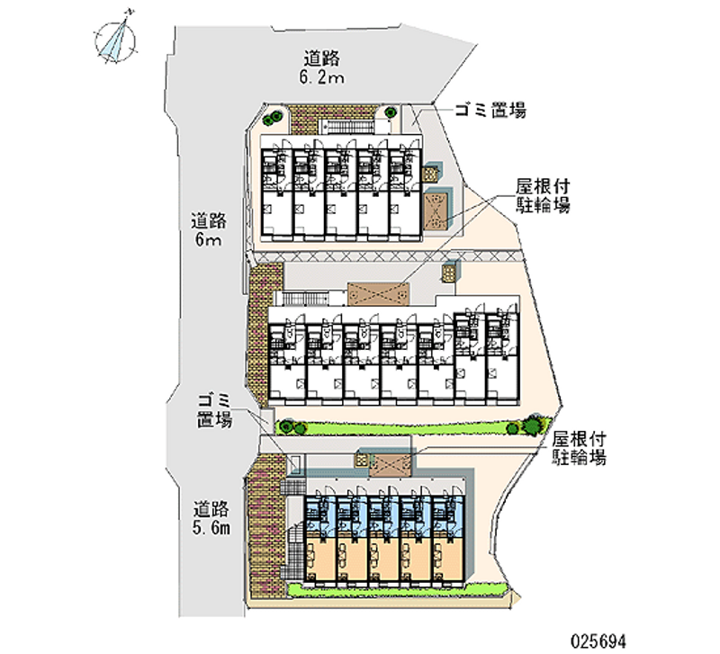 レオパレスＡＳＥＢＡⅠ 区画図
