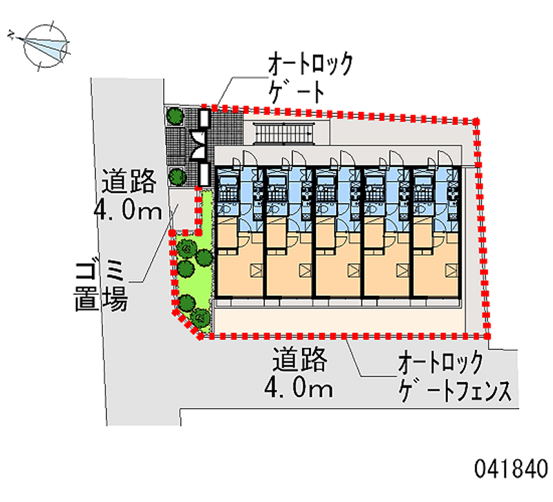 レオパレス大井 区画図