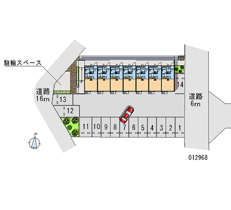 レオパレスさうざん 月極駐車場