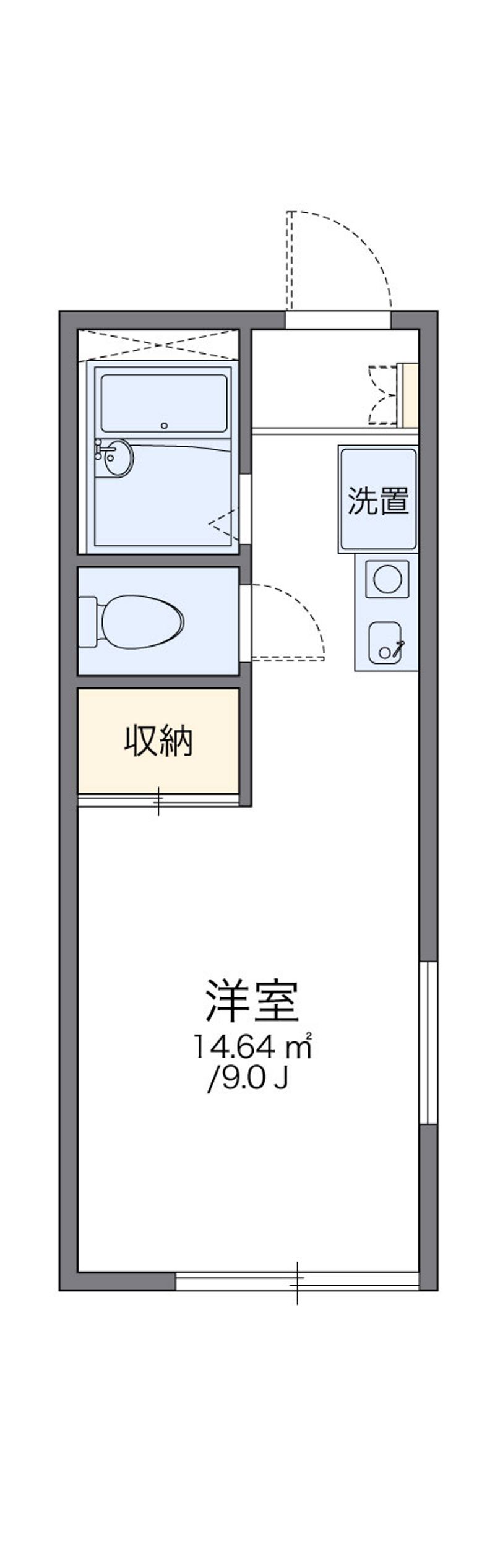 レオパレスシゲール 間取図