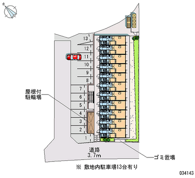 34143 Monthly parking lot