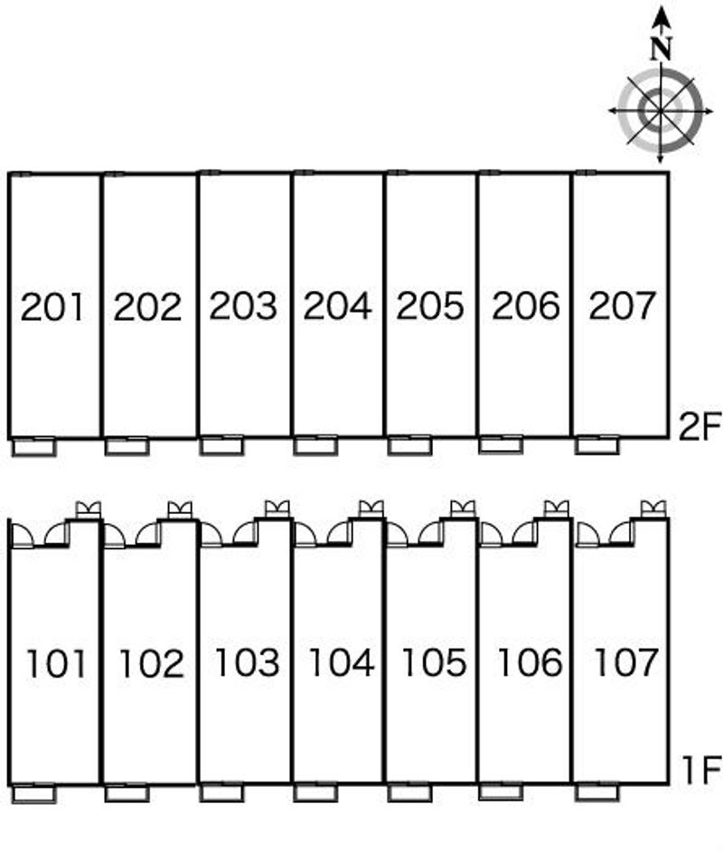 レオパレスじおう 間取配置図