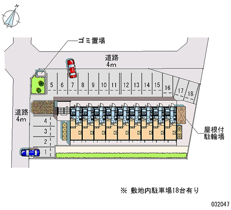 32047 Monthly parking lot