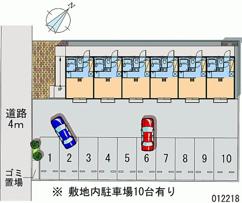 レオパレス扇町５ 月極駐車場