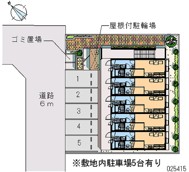 レオパレスグランパ 月極駐車場