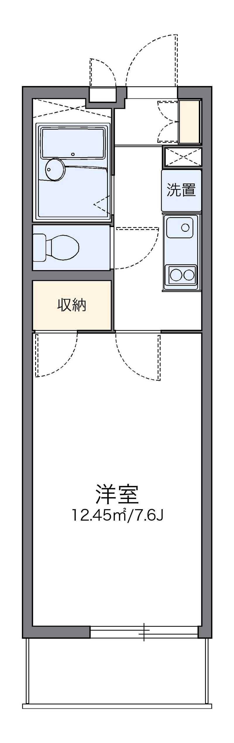 レオパレスアネックス 間取図