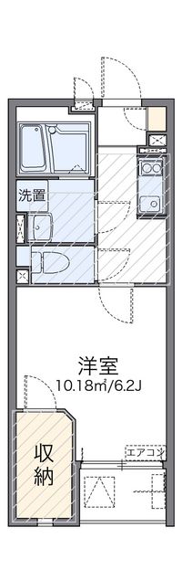 レオネクスト呉松Ⅱ 間取図