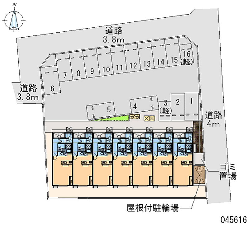 レオネクスト中央山之神 月極駐車場