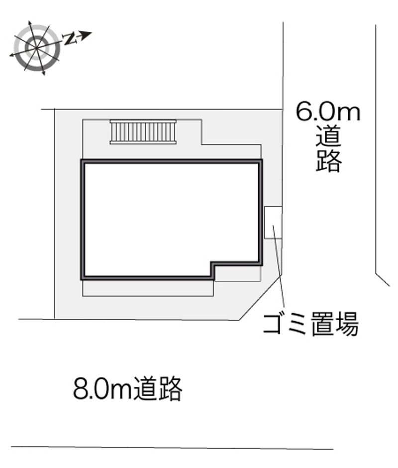 レオパレス長橋タウン 配置図