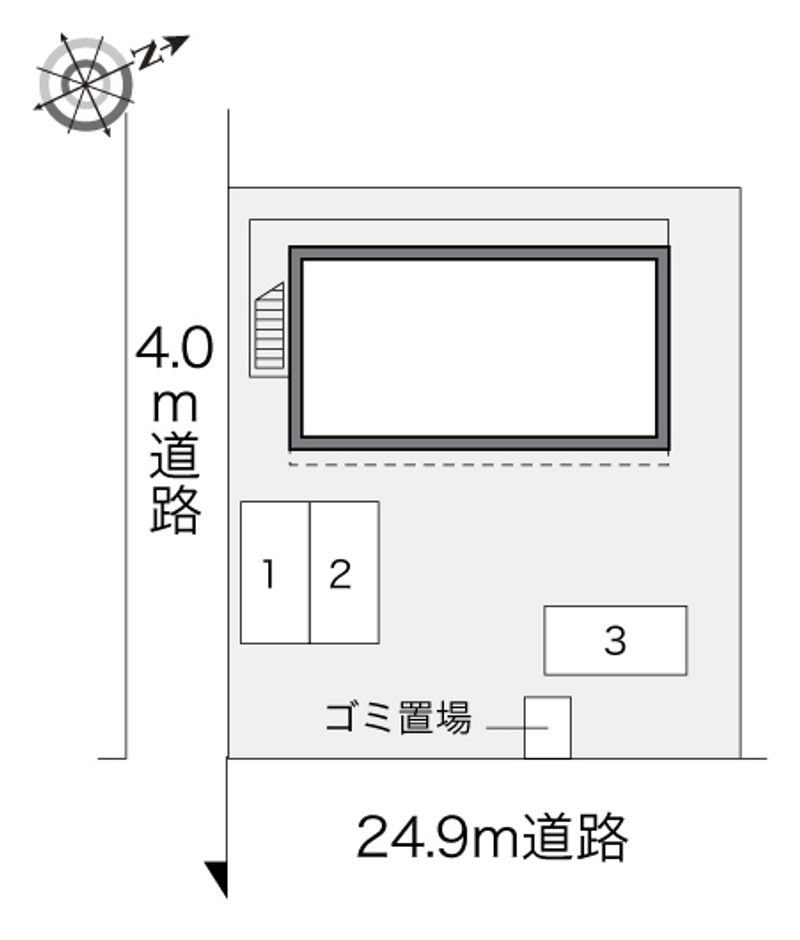 レオパレスＭＯＡＮＡ 配置図