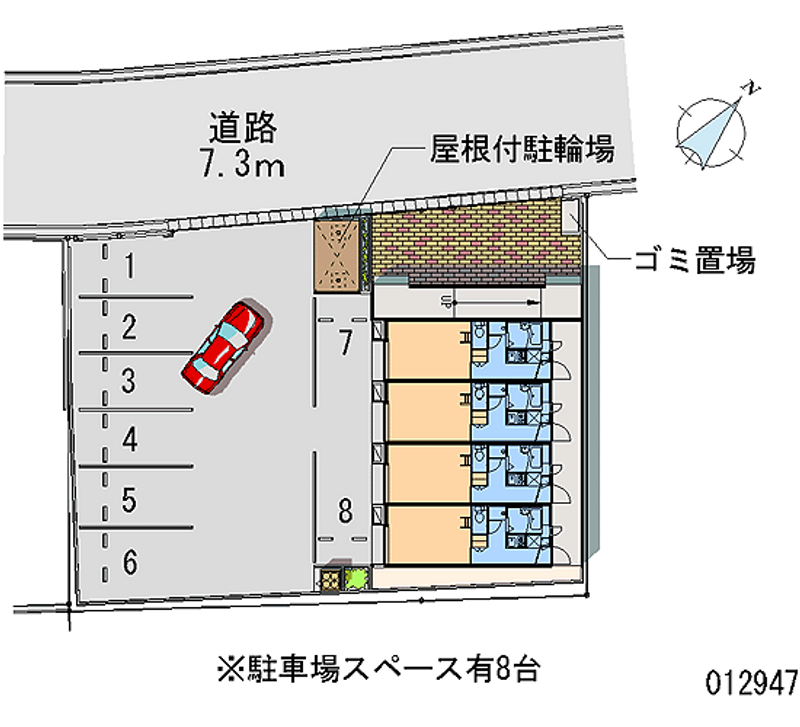 レオパレスパードレ 月極駐車場