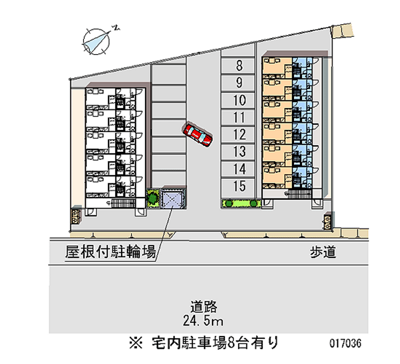 レオパレス福住Ｂ 月極駐車場