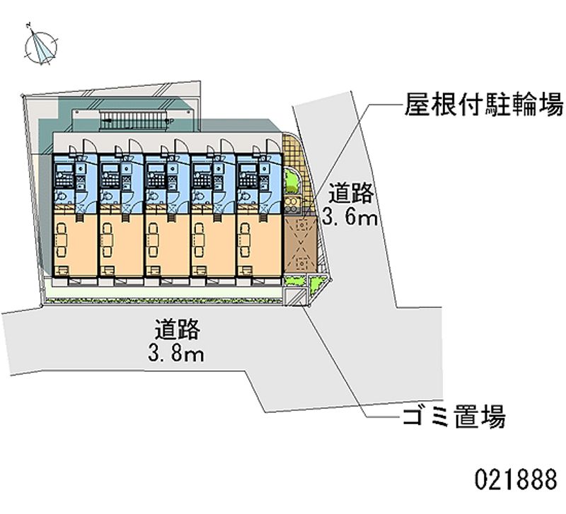 レオパレスエスポワール 区画図