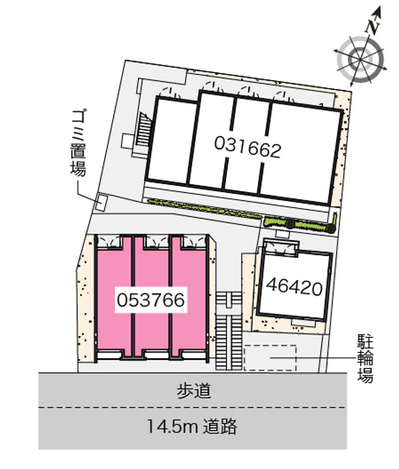 クレイノセフィーロ籠池 配置図