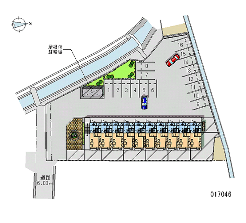 17046 Monthly parking lot