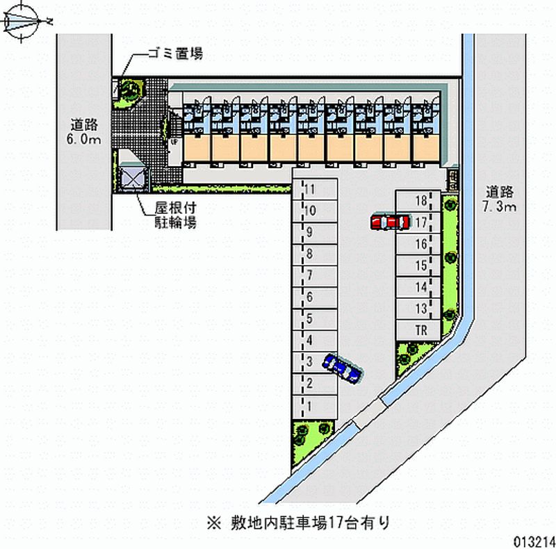 レオパレスオアシス 月極駐車場