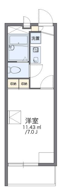 レオパレスエスト久が原 間取り図