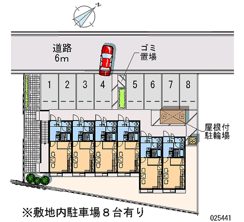 レオパレスアマダ 月極駐車場