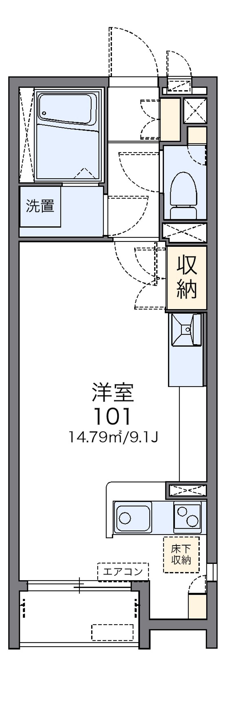 レオネクストＴＫ　ＰＡＲＩＳ 間取図