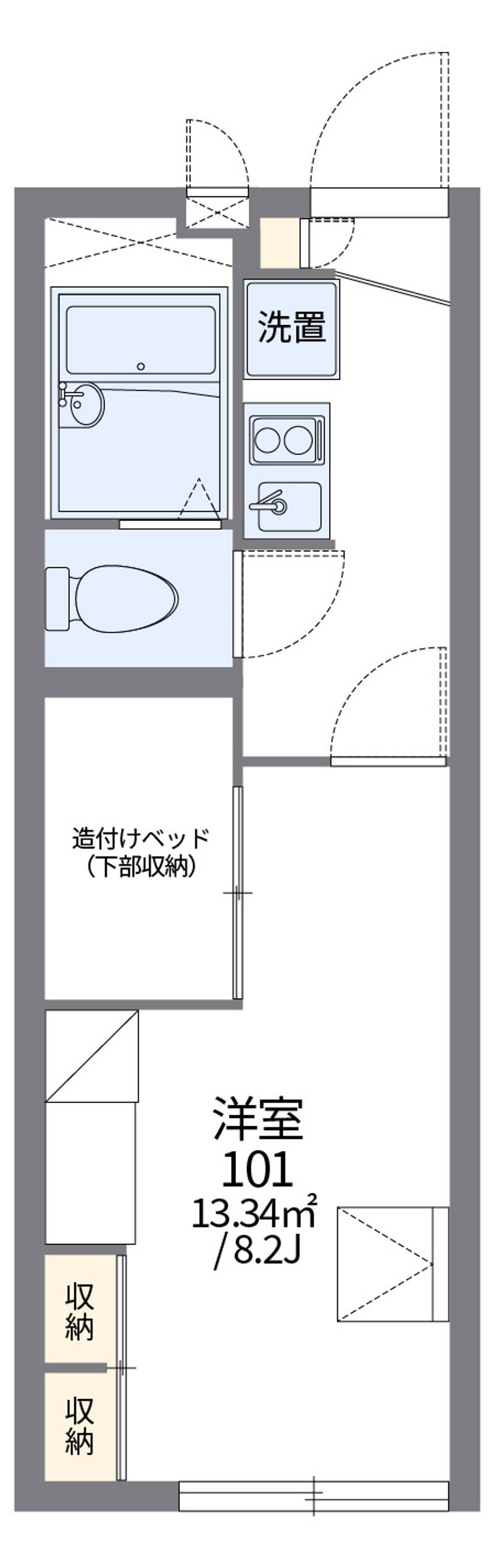 レオパレス幸田Ｃ 間取図