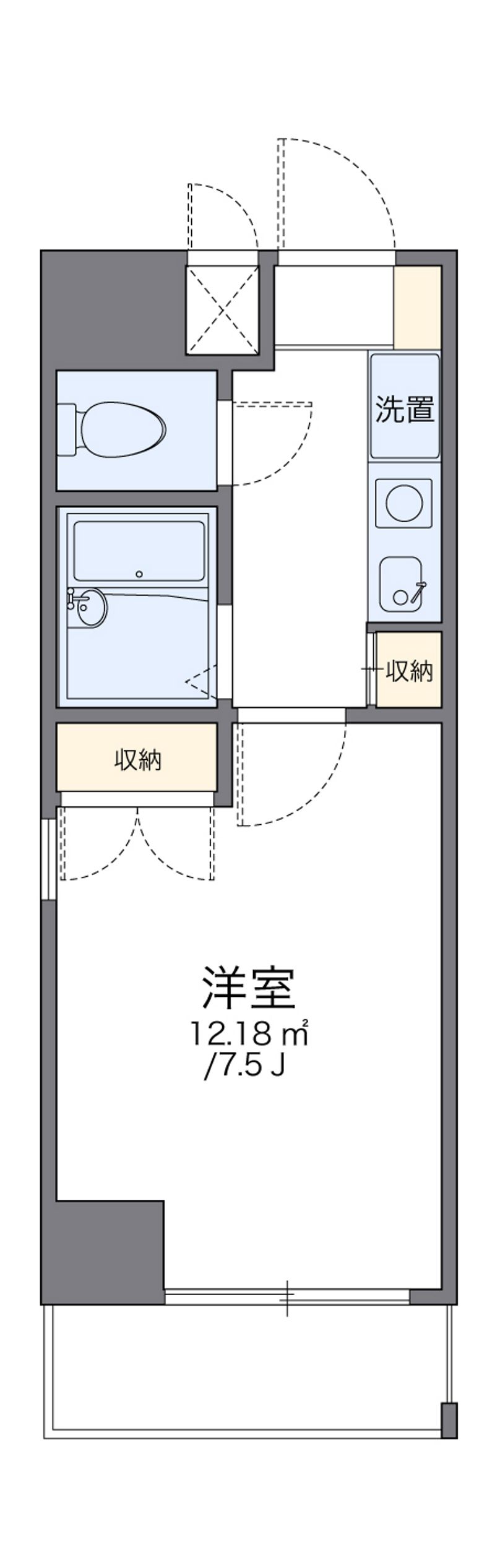 leopalace RX Kurashiki Floor plan