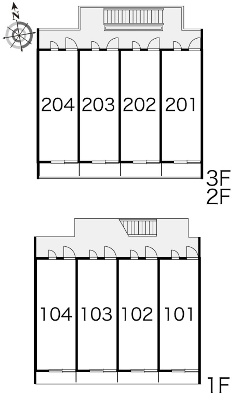 レオパレスＳＡＫＵＲＡ２１ 間取配置図