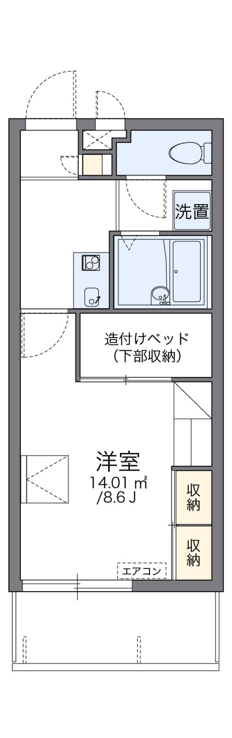 leopalace Naha Urizun Sơ đồ nhà