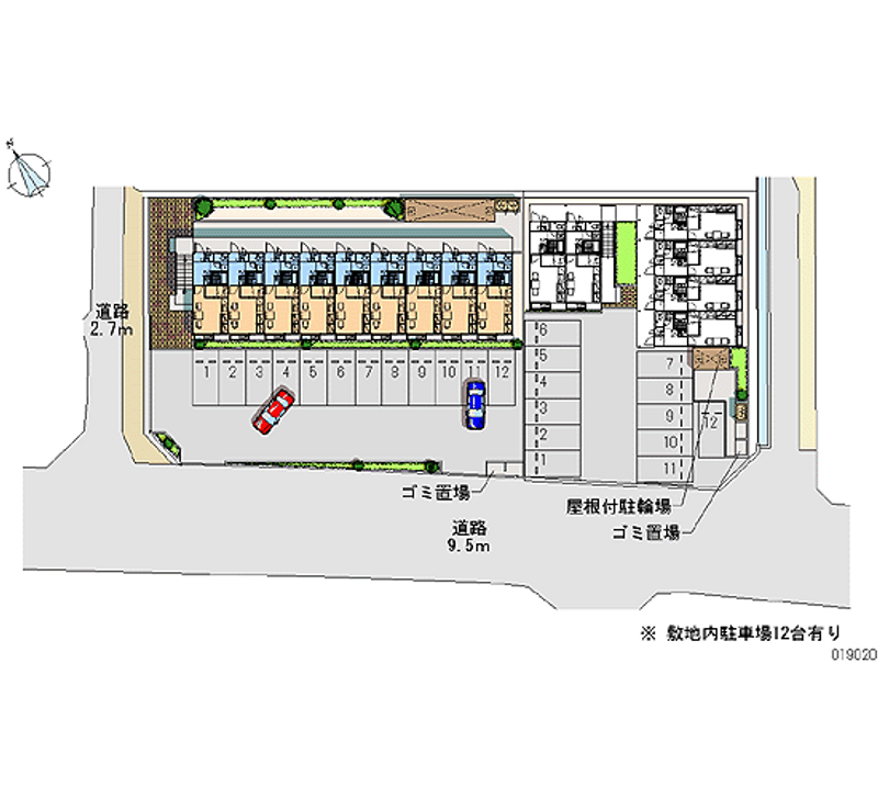 レオパレス海凪 月極駐車場