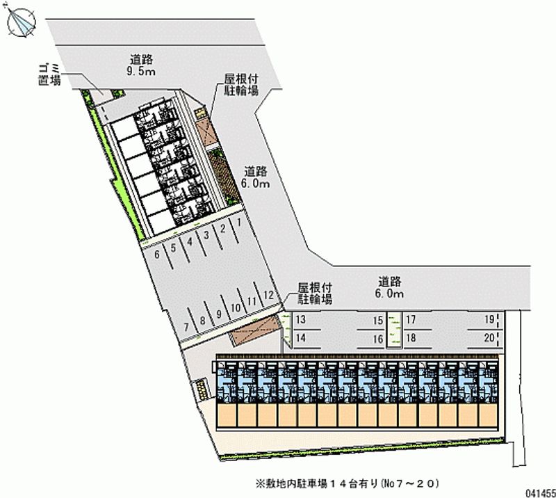 41455 Monthly parking lot