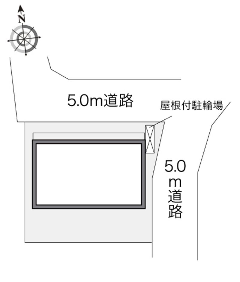 レオパレスウィステリア３ 配置図