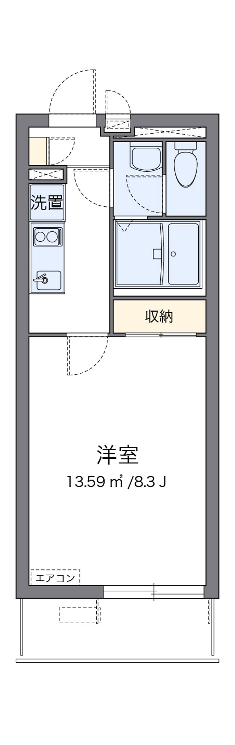 クレイノアメリアメゾン 間取図