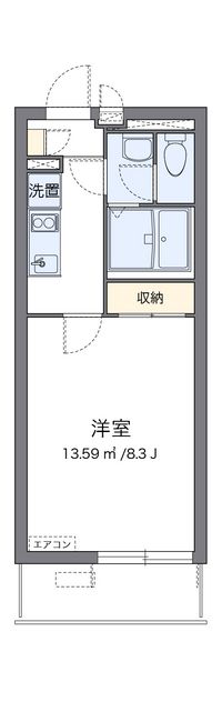 クレイノアメリアメゾン 間取り図