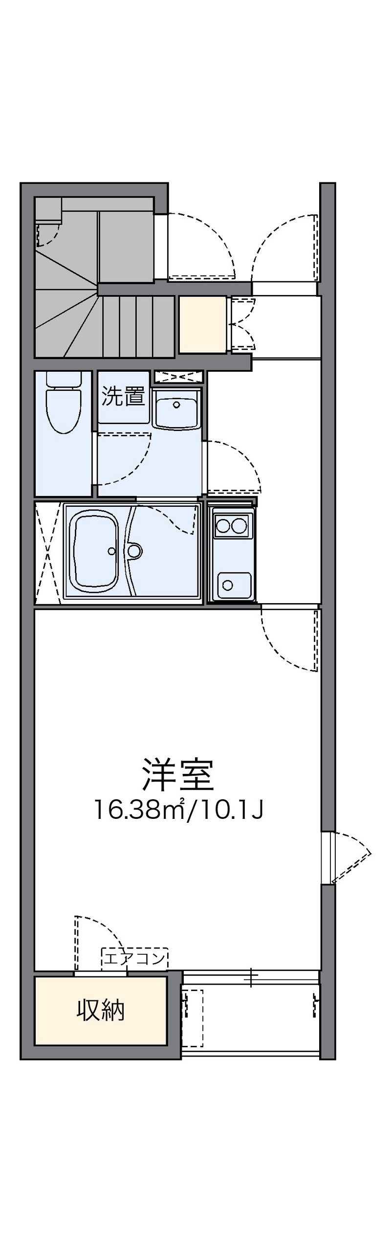 レオネクストうねの 間取図