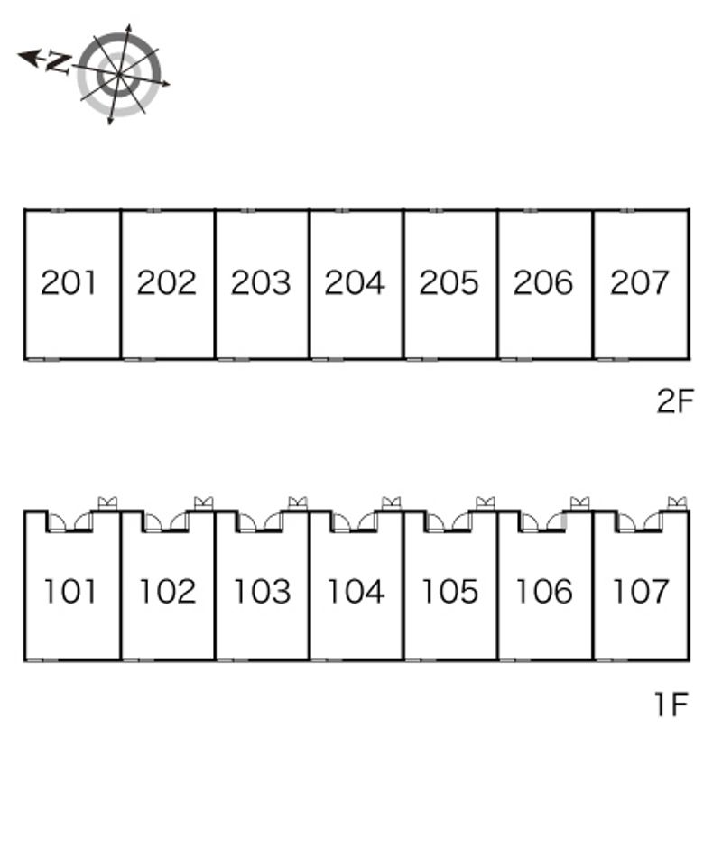 レオパレスラ　モンターニュ 間取り配置図