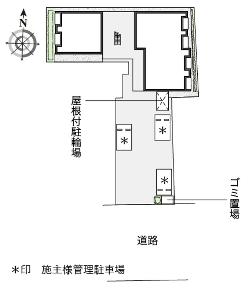 レオネクストパークサイドあおい 配置図
