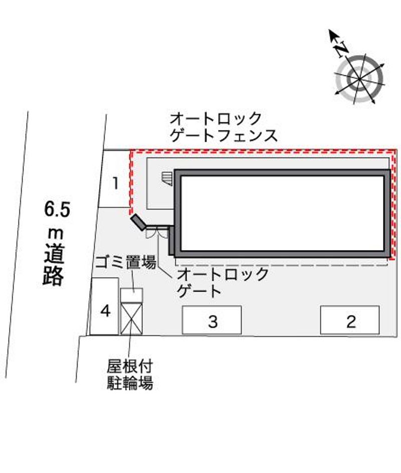 レオパレスあさひ 配置図
