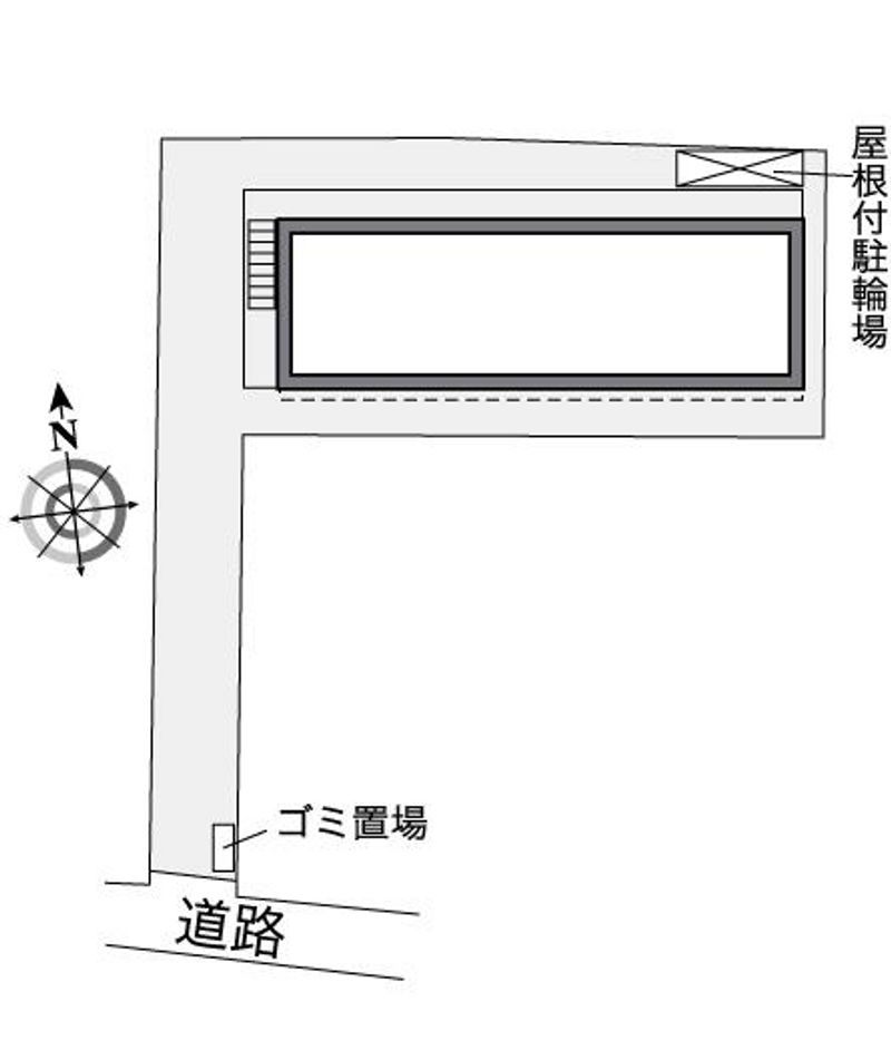 レオパレスフォレストⅡ 配置図
