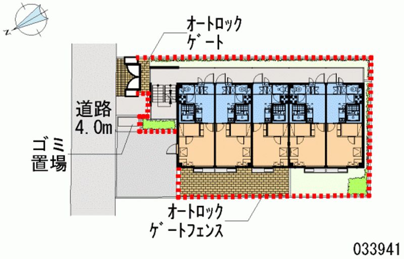 レオパレスラホンテーヌ 区画図