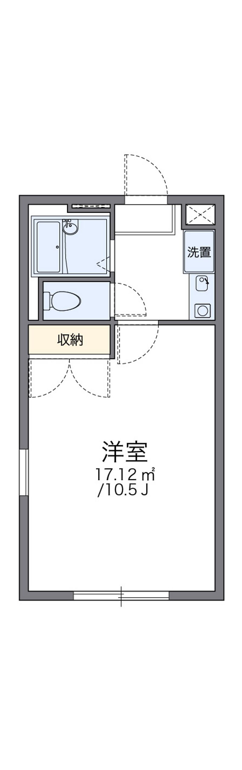 レオパレス東山Ｂ 間取り